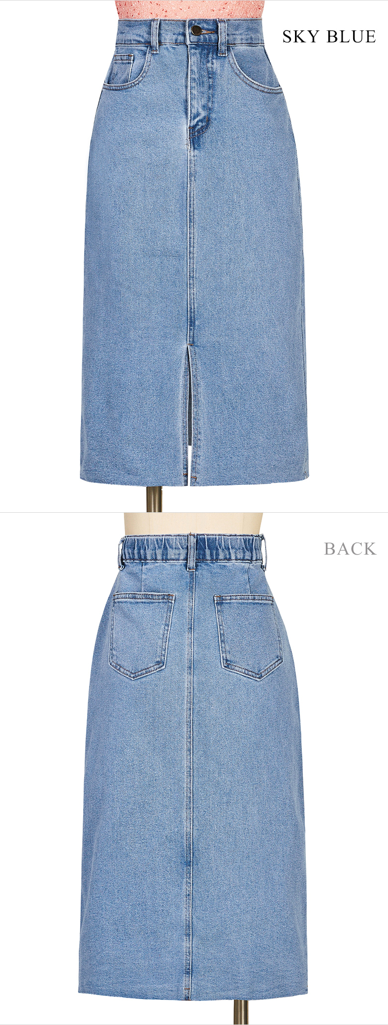 Profile NYC Light Blue Washed Front Buttons Down Tencel 35